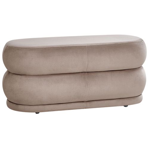 Banc Ellendale Velours Taupe