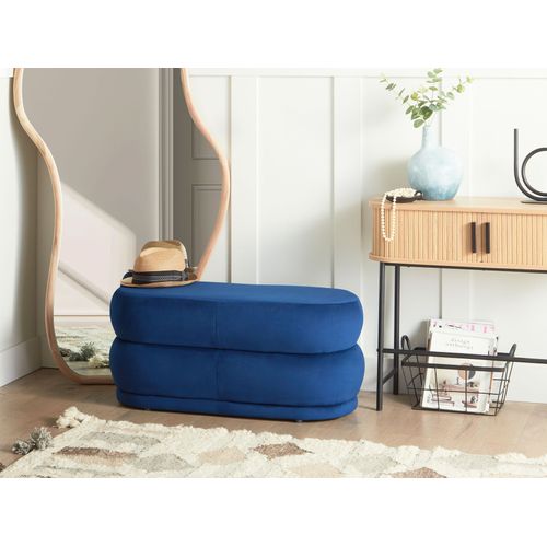 Banc Ellendale Velours Bleu Marine