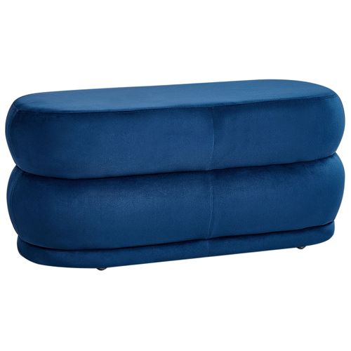 Banc Ellendale Velours Bleu Marine