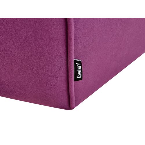 Pouf Wishek Velours Pourpre