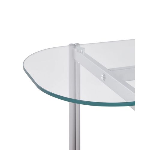 Console Lovell Verre De Sécurité Argenté