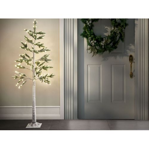 Décoration Extérieure LED Albioni Arbre 180 Cm Blanc