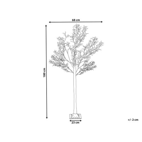Décoration Extérieure LED Celioni Arbre 180 Cm Vert