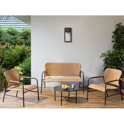 Ensemble De Salon De Jardin Avec Table 4 Places Ofanto Naturel