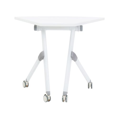 Module De Bureau D'angle Pliable Bendi Blanc 90 Cm 64 Cm