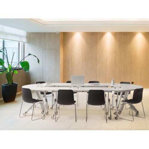 Module De Bureau D'angle Pliable Bendi Blanc 90 Cm 64 Cm