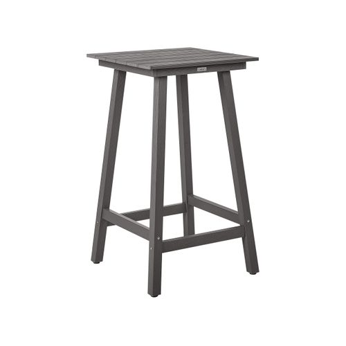Table De Bar De Jardin Adirondack 60 Cm 59 Cm Matière Synthétique Gris Foncé