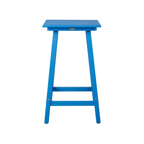 Table De Bar De Jardin Adirondack 60 Cm 59 Cm Matière Synthétique Bleu