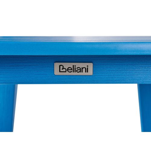 Table De Bar De Jardin Adirondack 60 Cm 59 Cm Matière Synthétique Bleu