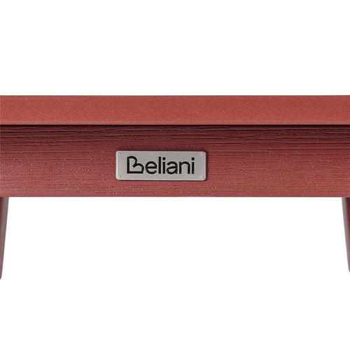 Table De Bar De Jardin Adirondack 60 Cm 59 Cm Matière Synthétique Rouge