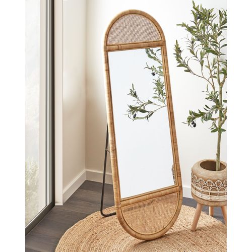 Miroir Sur Pied Barges 150 Cm Rotin Naturel