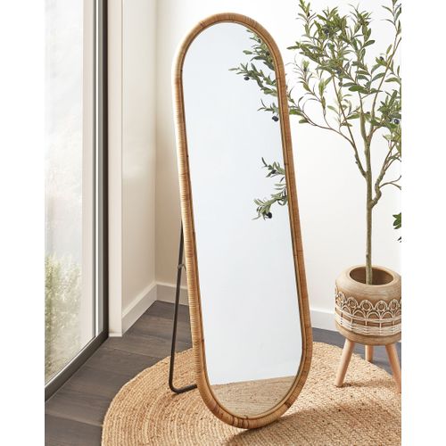 Miroir Sur Pied Montot 150 Cm Rotin Naturel