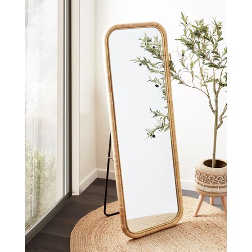 Miroir Sur Pied Malange 150 Cm Rotin Naturel