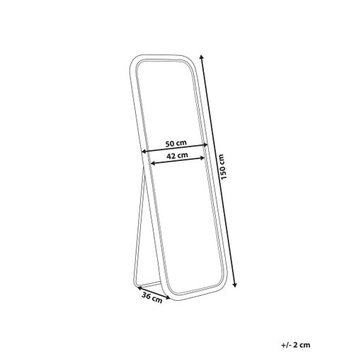 Miroir Sur Pied Malange 150 Cm Rotin Naturel