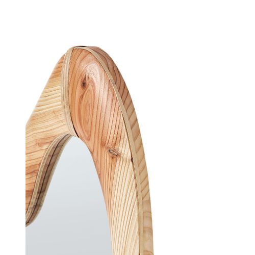 Miroir Neure 90 Cm 77 Cm Bois De Sapin Naturel