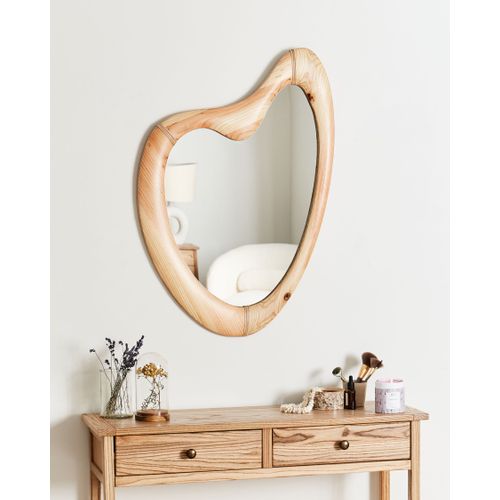 Miroir Neure 90 Cm 77 Cm Bois De Sapin Naturel