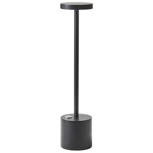 Lampe De Table LED Sans Fil Lizandro Avec Variateur Métal Noir