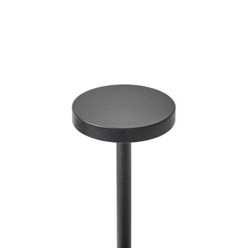 Lampe De Table LED Sans Fil Lizandro Avec Variateur Métal Noir