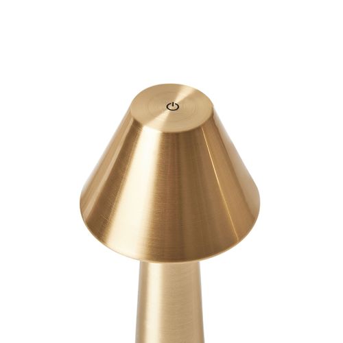 Lot De 2 Lampes De Table LED Sans Fil Joanes Avec Variateur Métal Doré