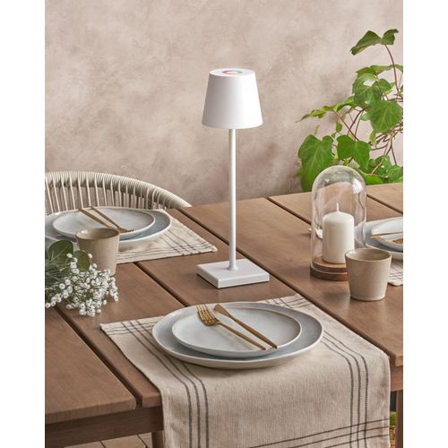 Lampe De Table LED Sans Fil Valira Métal Blanc
