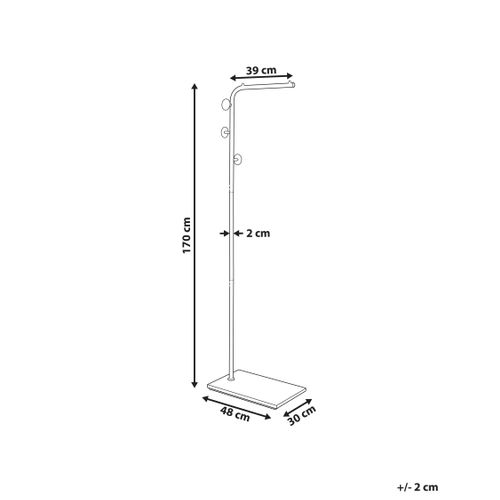 Porte-manteau Cozad Noir