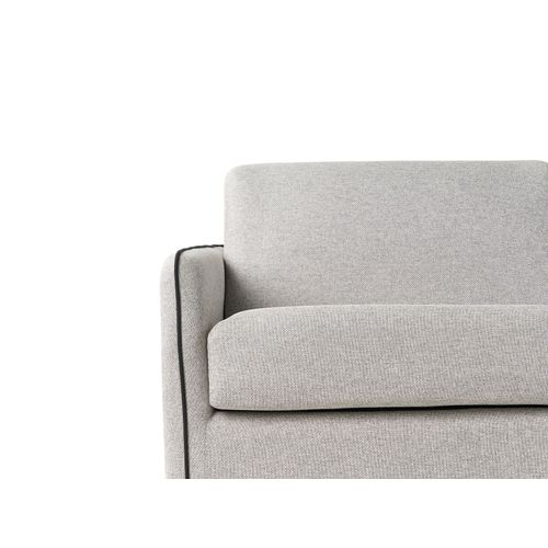 Canapé-lit 2 Places Ishoj Tissu Gris Clair