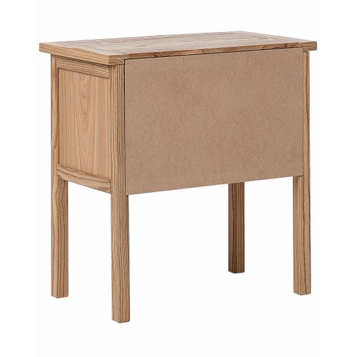 Table De Nuit à 2 Tiroirs Salton Sassafras Marron