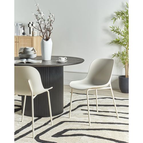 Lot De 2 Chaises De Salle à Manger Beloit Beige Clair