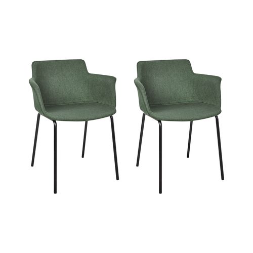 Lot De 2 Chaises De Salle à Manger Belfield Vert