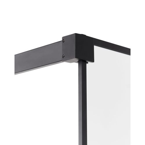 Parois De Douche Waspam 100 X 190 Cm Noir