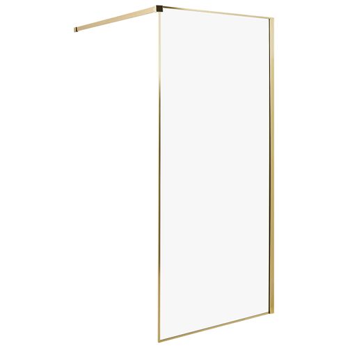 Parois De Douche Waspam 90 X 190 Cm Doré