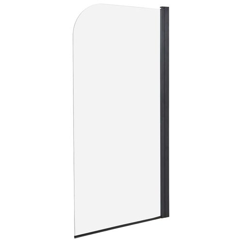 Paroi De Bain Douche Lapan 140 X 80 Cm Noir