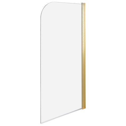 Paroi De Bain Douche Lapan 140 X 70 Cm Doré