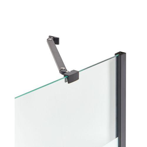 Paroi De Bain Douche Tuapi 140 X 100 Cm Noir