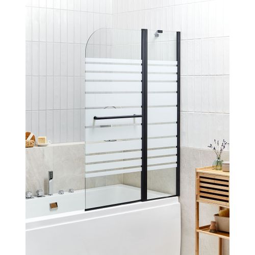 Paroi De Bain Douche Tuapi 140 X 100 Cm Noir