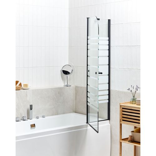 Paroi De Bain Douche Tuapi 140 X 100 Cm Noir
