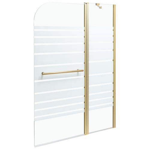 Paroi De Bain Douche Tuapi 140 X 100 Cm Doré