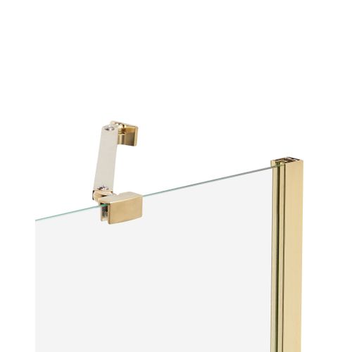 Paroi De Bain Douche Tuapi 140 X 120 Cm Doré