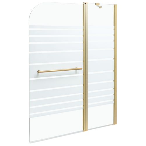 Paroi De Bain Douche Tuapi 140 X 120 Cm Doré