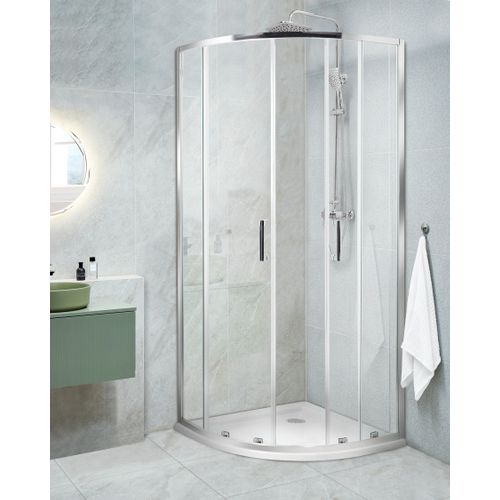 Cabine De Douche Jukatan 80 X 80 X 185 Cm Argenté