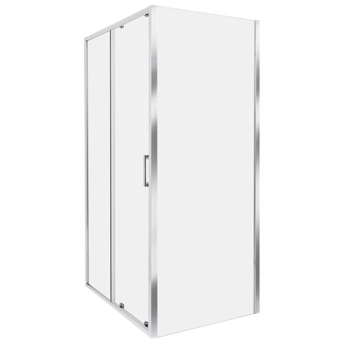 Cabine De Douche Yoro 80 X 100 X 185 Cm Argenté