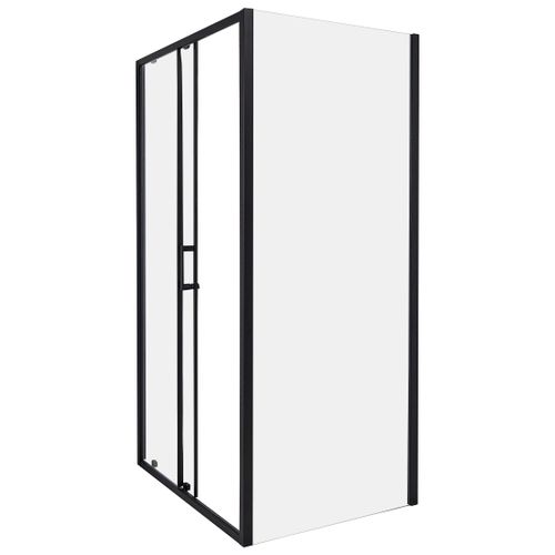 Cabine De Douche Yoro 80 X 100 X 185 Cm Noir