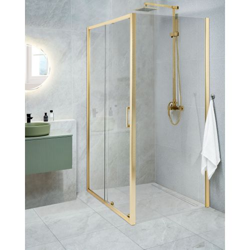 Cabine De Douche Yoro 80 X 100 X 185 Cm Doré