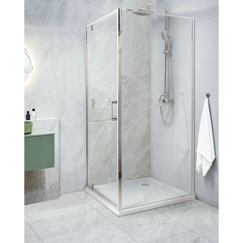 Cabine De Douche Darli 80 X 80 X 185 Cm Argenté