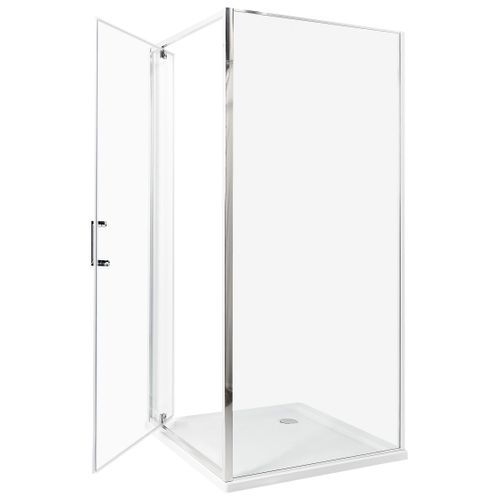 Cabine De Douche Darli 90 X 90 X 185 Cm Argenté