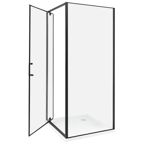 Cabine De Douche Darli 80 X 80 X 185 Cm Noir