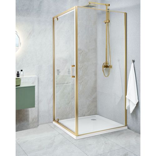Cabine De Douche Darli 90 X 90 X 185 Cm Doré