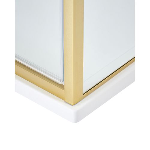 Cabine De Douche Darli 90 X 90 X 185 Cm Doré