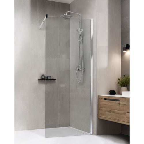 Parois De Douche Ahaus 80 X 190 Cm Argenté