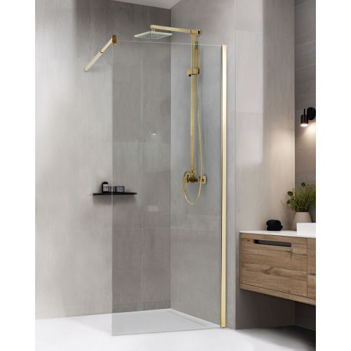 Parois De Douche Ahaus 80 X 190 Cm Doré